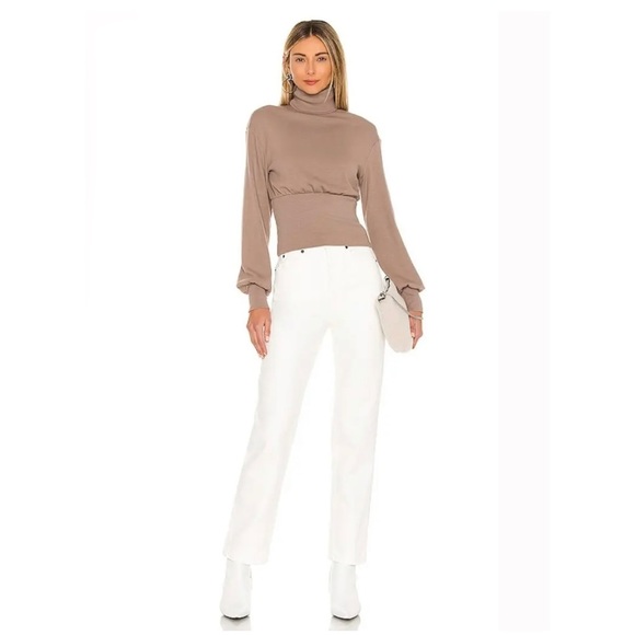 REVOLVE MAJORELLE Mano Top in Taupe Grey Size XS - Picture 4 of 7